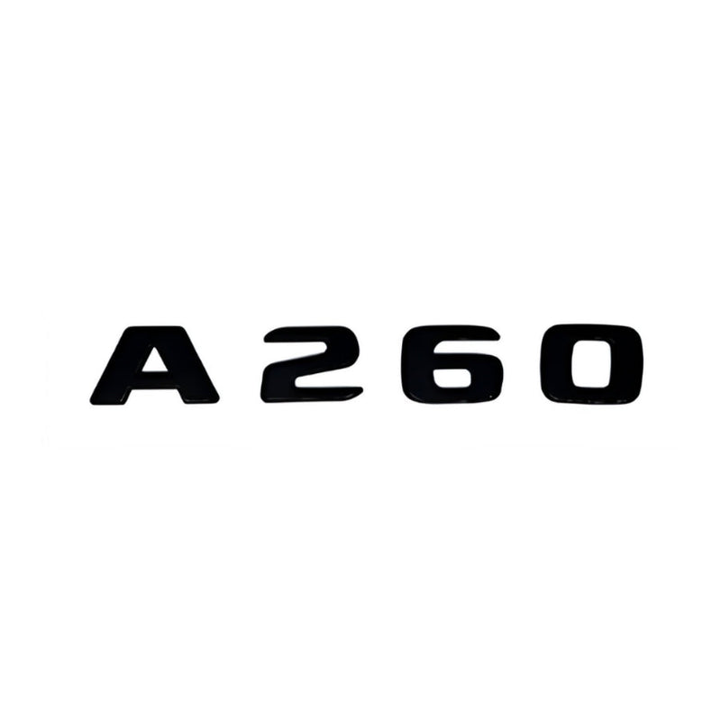 Logo Coffre Mercedes Classe A A35 A45S AMG - vue de dessus - Becquet Voiture