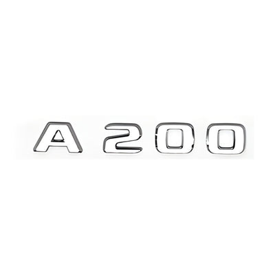 Logo Coffre Mercedes Classe A A35 A45S AMG - vue de profil 2 - Becquet Voiture