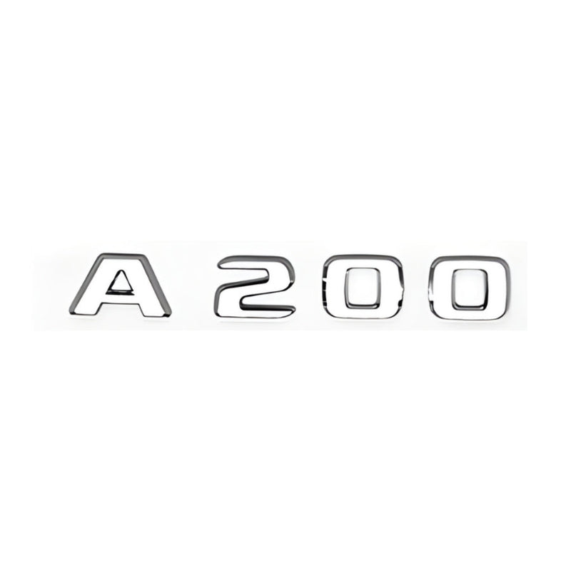 Logo Coffre Mercedes Classe A A35 A45S AMG - vue de profil 2 - Becquet Voiture