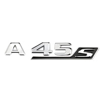 Logo Coffre Mercedes Classe A A35 A45S AMG - vue de profil 3 - Becquet Voiture