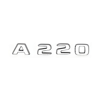 Logo Coffre Mercedes Classe A A35 A45S AMG - vue de trois-quarts 2 - Becquet Voiture