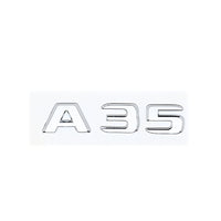 Logo Coffre Mercedes Classe A A35 A45S AMG - vue de trois-quarts 3 - Becquet Voiture