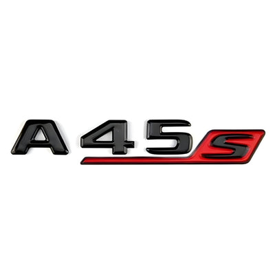 Logo Coffre Mercedes Classe A A35 A45S AMG - vue de trois-quarts - Becquet Voiture