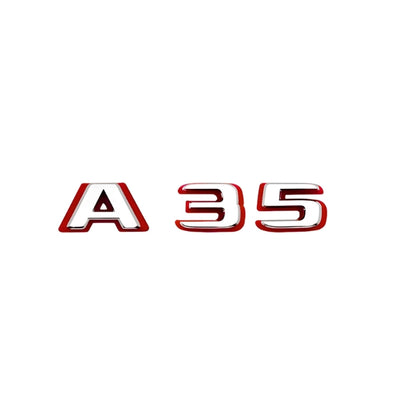 Logo Coffre Mercedes Classe A A35 A45S AMG - vue rapprochée 2 - Becquet Voiture