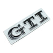 Logo Coffre Volkswagen GTI Noir Chrome 8x2,3cm