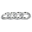Logo de Calandre Audi Chrome 285mm - Q2 Q3 Q5