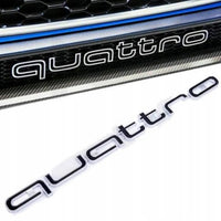 Logo de calandre Audi Quattro - vue de face - Becquet Voiture