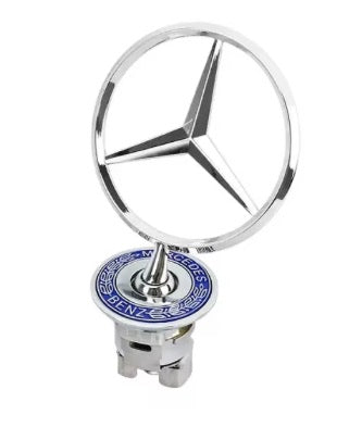 Logo de capot Mercedes Classe C E S W204 W212 - vue de profil - Becquet Voiture