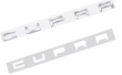 Logo de Coffre Cupra Argent Noir Personnalisation