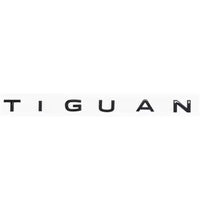 Logo de coffre Volkswagen Tiguan Noir Brillant - vue arrière - Becquet Voiture