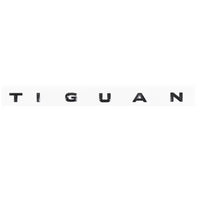Logo de coffre Volkswagen Tiguan Noir Brillant - vue de profil - Becquet Voiture