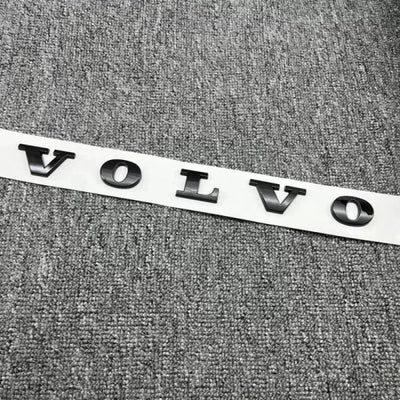 Logo de Coffre Volvo Noir Mat ou Brillant - vue de profil - Becquet Voiture