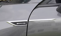 Logo de Porte AMG Autocollant Décoration Extérieure Mercedes - vue de face - Becquet Voiture