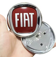Logo Emblème Fiat Capot Coffre 9,5cm 12cm ABS