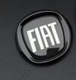 Logo / Emblème Fiat Noir Capot Coffre