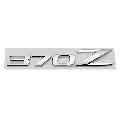 Logo Emblème Nissan 350Z 370Z Fairlady Noir Chrome - installé sur véhicule 2 - Becquet Voiture
