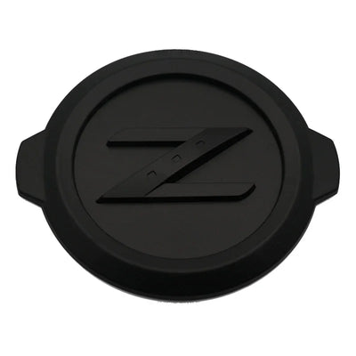 Logo Emblème Nissan 350Z 370Z Fairlady Noir Chrome - installé sur véhicule - Becquet Voiture