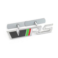 Logo Emblème Skoda RS Avant Arrière - installé sur véhicule - Becquet Voiture
