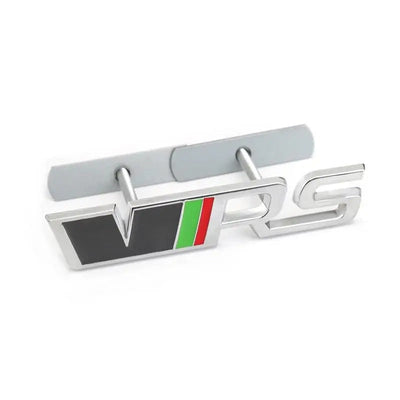 Logo Emblème Skoda RS Avant Arrière - installé sur véhicule - Becquet Voiture