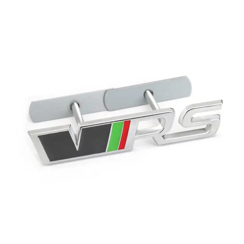 Logo Emblème Skoda RS Avant Arrière - installé sur véhicule - Becquet Voiture