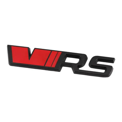 Logo Emblème Skoda RS Avant Arrière - packshot studio - Becquet Voiture