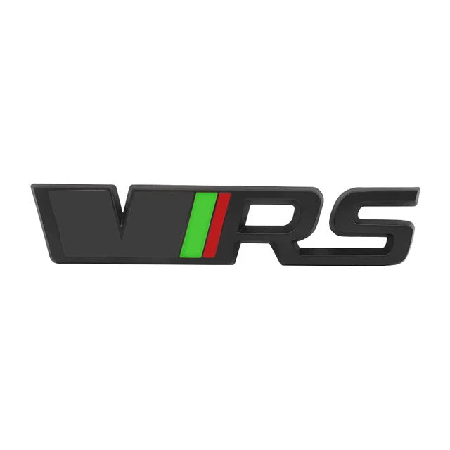 Logo Emblème Skoda RS Avant Arrière - vue de face - Becquet Voiture