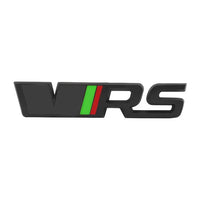Logo Emblème Skoda RS Avant Arrière - vue de face - Becquet Voiture