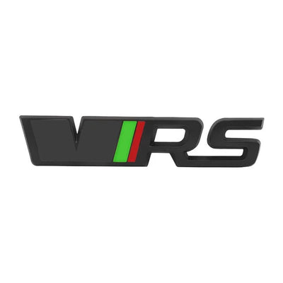 Logo Emblème Skoda RS Avant Arrière - vue de face - Becquet Voiture