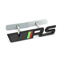 Logo Emblème Skoda RS Avant Arrière - vue de profil - Becquet Voiture