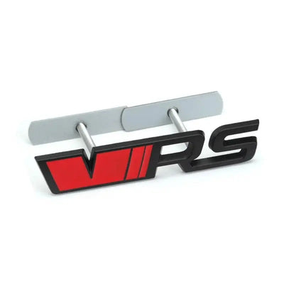 Logo Emblème Skoda RS Avant Arrière - vue de trois-quarts - Becquet Voiture