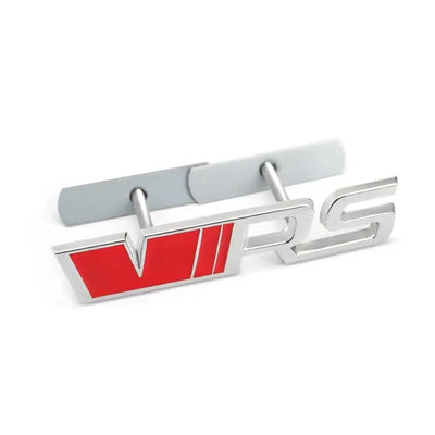 Logo Emblème Skoda RS Avant Arrière - vue rapprochée - Becquet Voiture