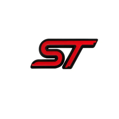 Logo Emblème ST Ford Focus Avant Arrière 7.9cm - vue arrière - Becquet Voiture