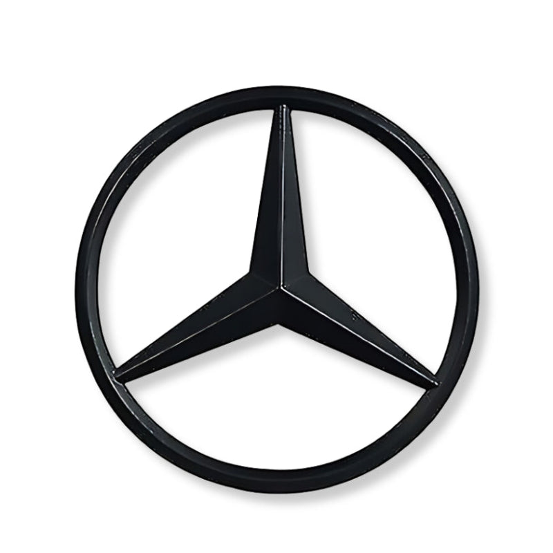 Logo Etoile Mercedes Arrière Coffre Multi-tailles - installé sur véhicule - Becquet Voiture