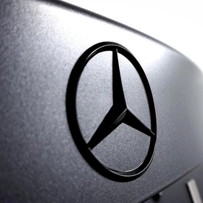 Logo Etoile Mercedes Arrière Coffre Multi-tailles - vue de profil - Becquet Voiture
