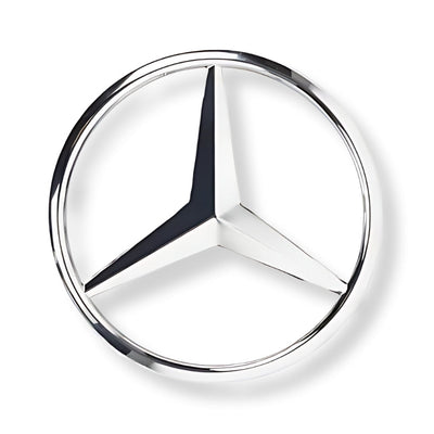 Logo Etoile Mercedes Arrière Coffre Multi-tailles - vue de trois-quarts - Becquet Voiture