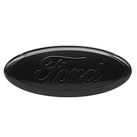 Logo Ford Noir Badge Insigne Calandre 3D - vue de profil - Becquet Voiture