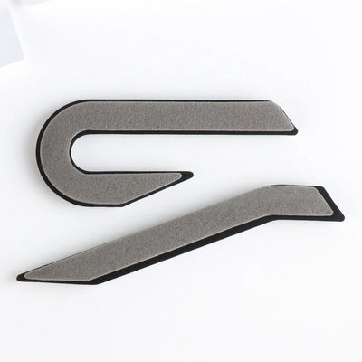 Logo Golf 8 R Badge Coffre - Noir, Bleu, Chrome, - vue de trois-quarts - Becquet Voiture