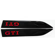 Logo GTI / GTD Aile VW Golf Noir Rouge Blanc