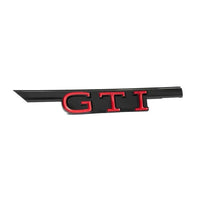 Logo GTI VW Golf 8 MK8 Emblème Badge - vue de dessus - Becquet Voiture