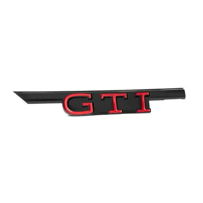 Logo GTI VW Golf 8 MK8 Emblème Badge - vue de dessus - Becquet Voiture