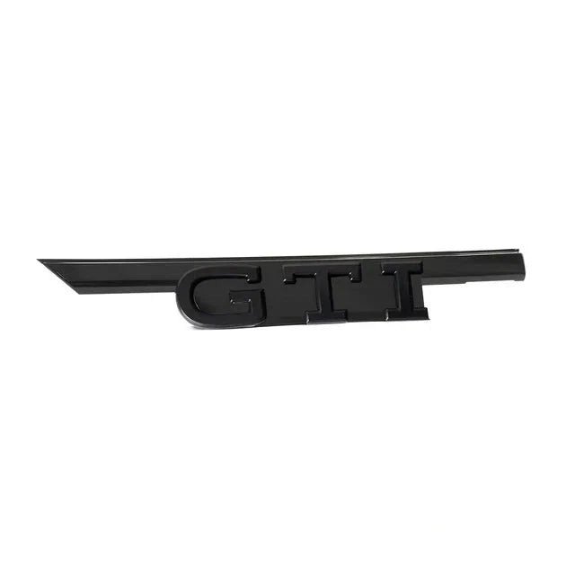 Logo GTI VW Golf 8 MK8 Emblème Badge - vue de face 2 - Becquet Voiture