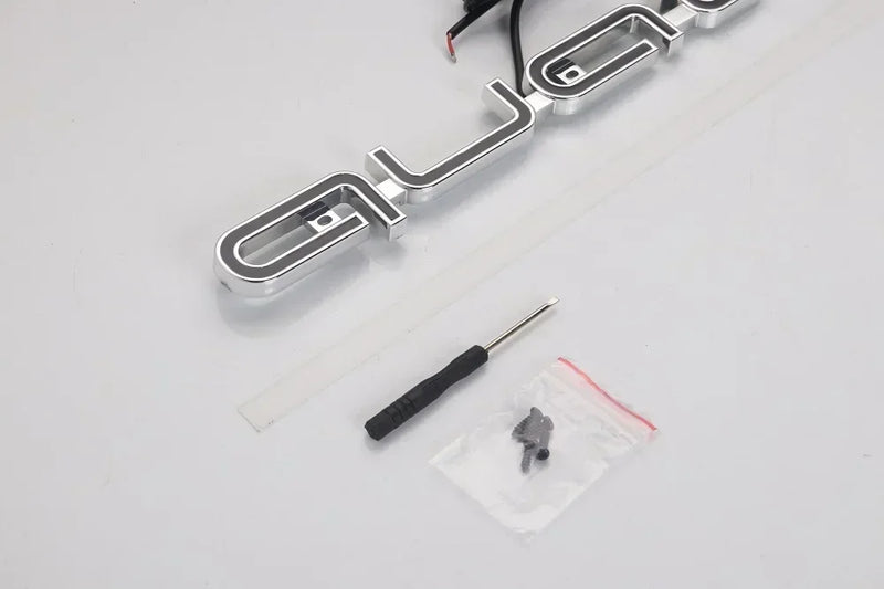 Logo LED Calandre Audi Quattro A3 A4 A6 Q5 Q7 - installé sur véhicule - Becquet Voiture
