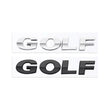 Logo Lettres GOLF VW Noir Chrome