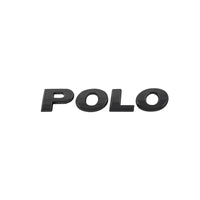 Logo Lettres POLO Arrière VW 13cm - installé sur véhicule - Becquet Voiture