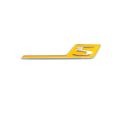 Logo Mercedes Lettres C S R AMG Badge - en situation - Becquet Voiture