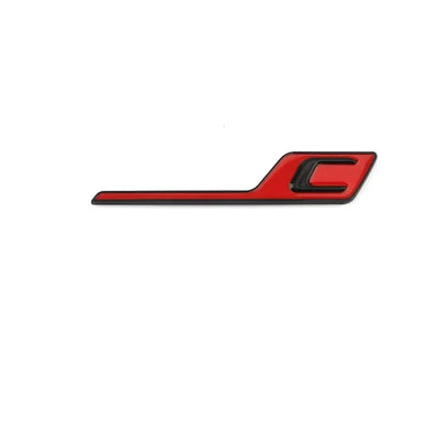 Logo Mercedes Lettres C S R AMG Badge - installé sur véhicule 2 - Becquet Voiture