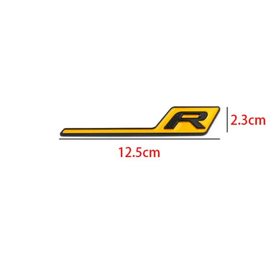 Logo Mercedes Lettres C S R AMG Badge - packshot studio - Becquet Voiture