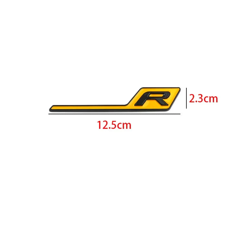 Logo Mercedes Lettres C S R AMG Badge - packshot studio - Becquet Voiture