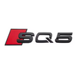 Logo Noir Coffre Badge AUDI SQ5 Look Black Edition