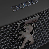 Logo Peugeot 3D Autocollant Volant Coffre Calandre - vue arrière - Becquet Voiture
